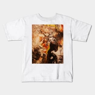 Smoke Pollution Acrylic Abstract Art Kids T-Shirt